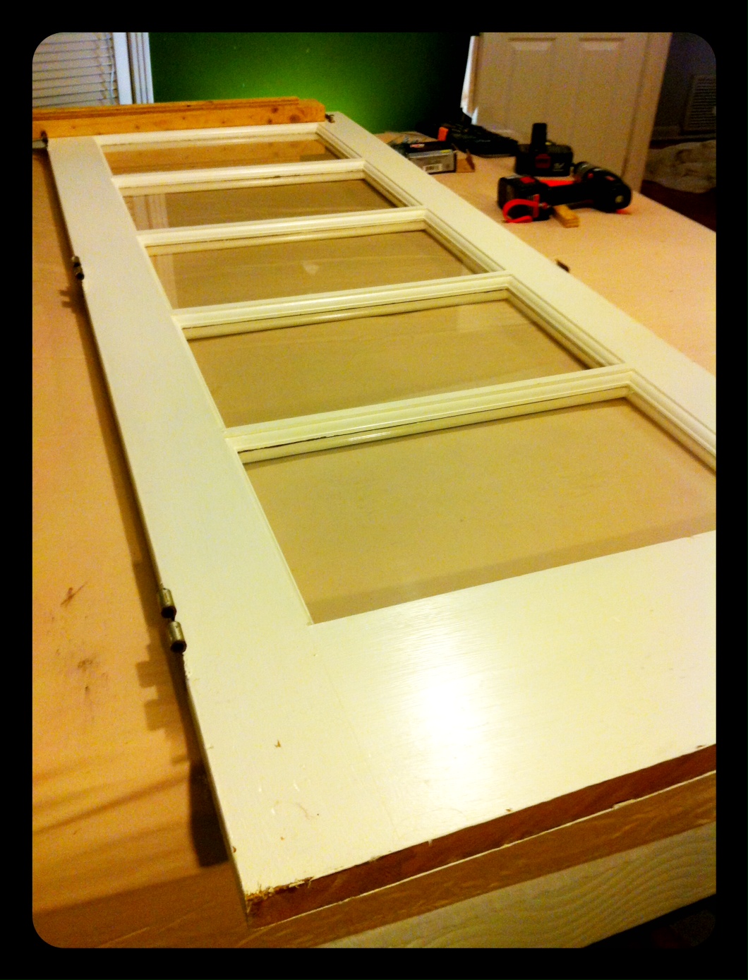Purpose ReDesign Studio DIY French Door Headboard