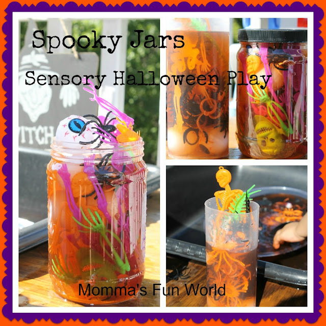Momma's Fun World Halloween sensory/imaginary fun play