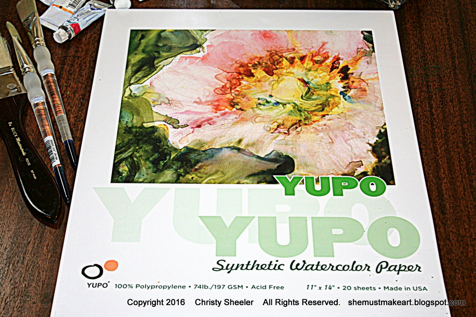 She Must Make Art Watercolor Adventure with Yupo Paper