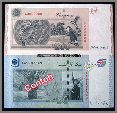 Types of bank notes image