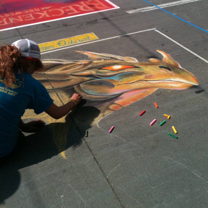design+love Denver Chalk Art Festival