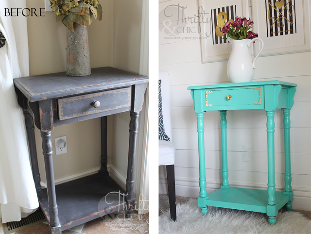 before and after furniture transformation