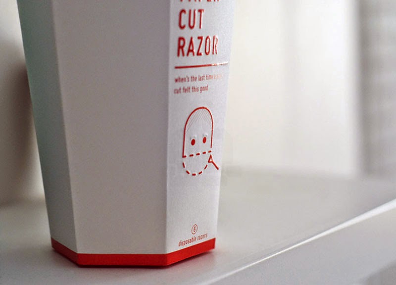 fabrica tus propias maquinillas de papel Paper Cut Razor