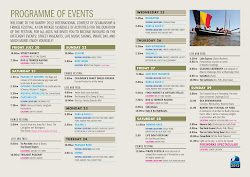 Bantry2012 Atlantic Challenge Programme of Events