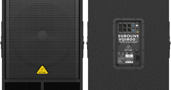 subwoofer behringer vq1800d