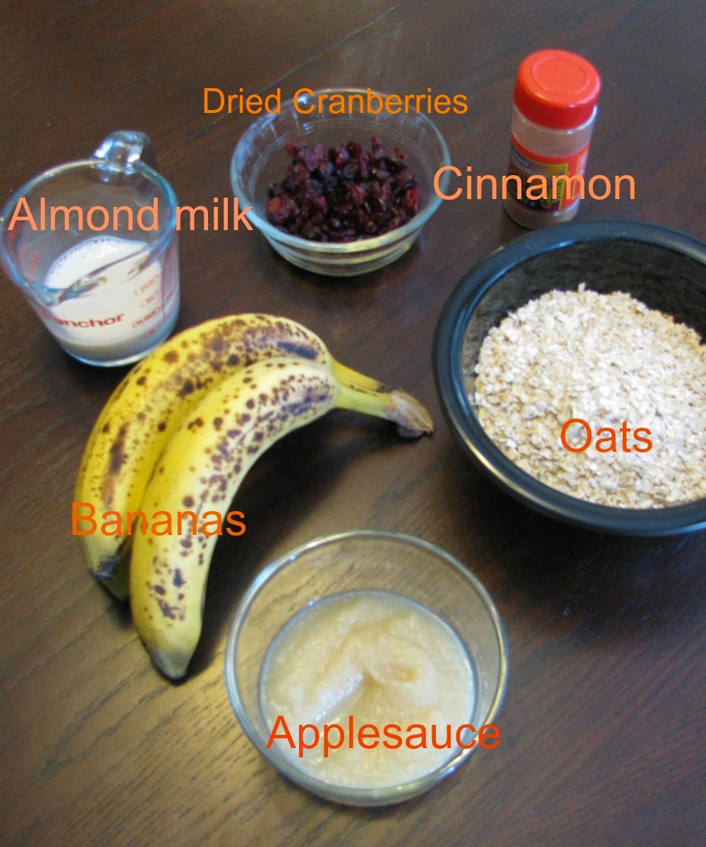 Sugarplum's Kitchen Healthy Banana Oatmeal Bars