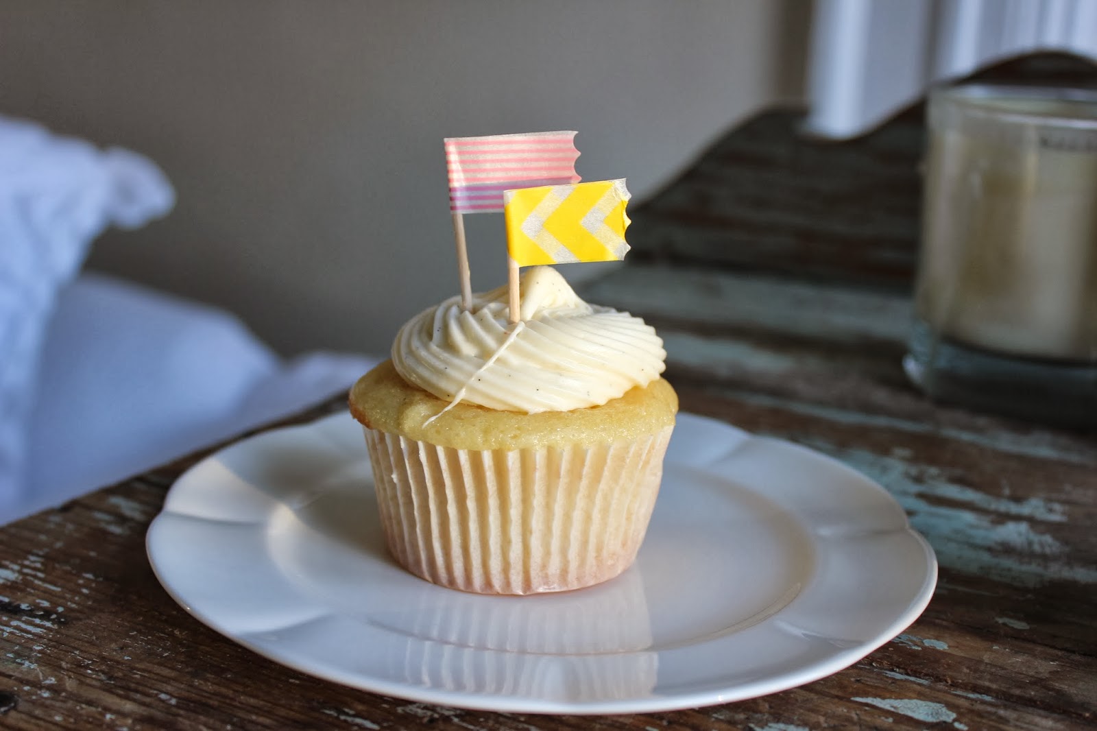 Summersoul Cupcakes with Washi Tape Flags