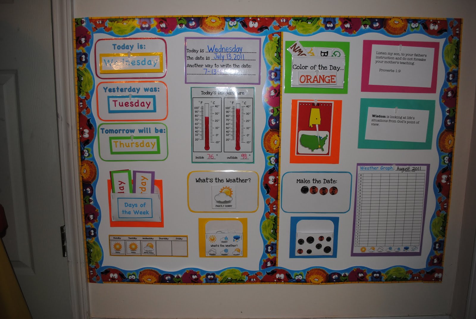 Homeschooling on Pinterest Morning Board, Calendar Time and Calendar
