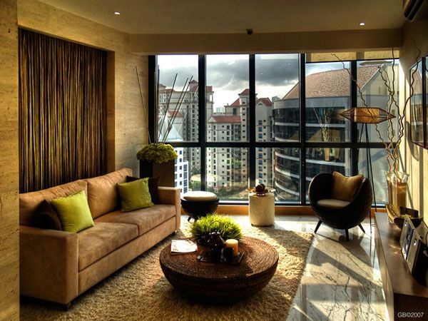 decoracao de sala longa:Earthy Living Room Design decoracao de sala longa:Earthy Living Room Design