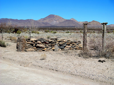 stacked stone wall