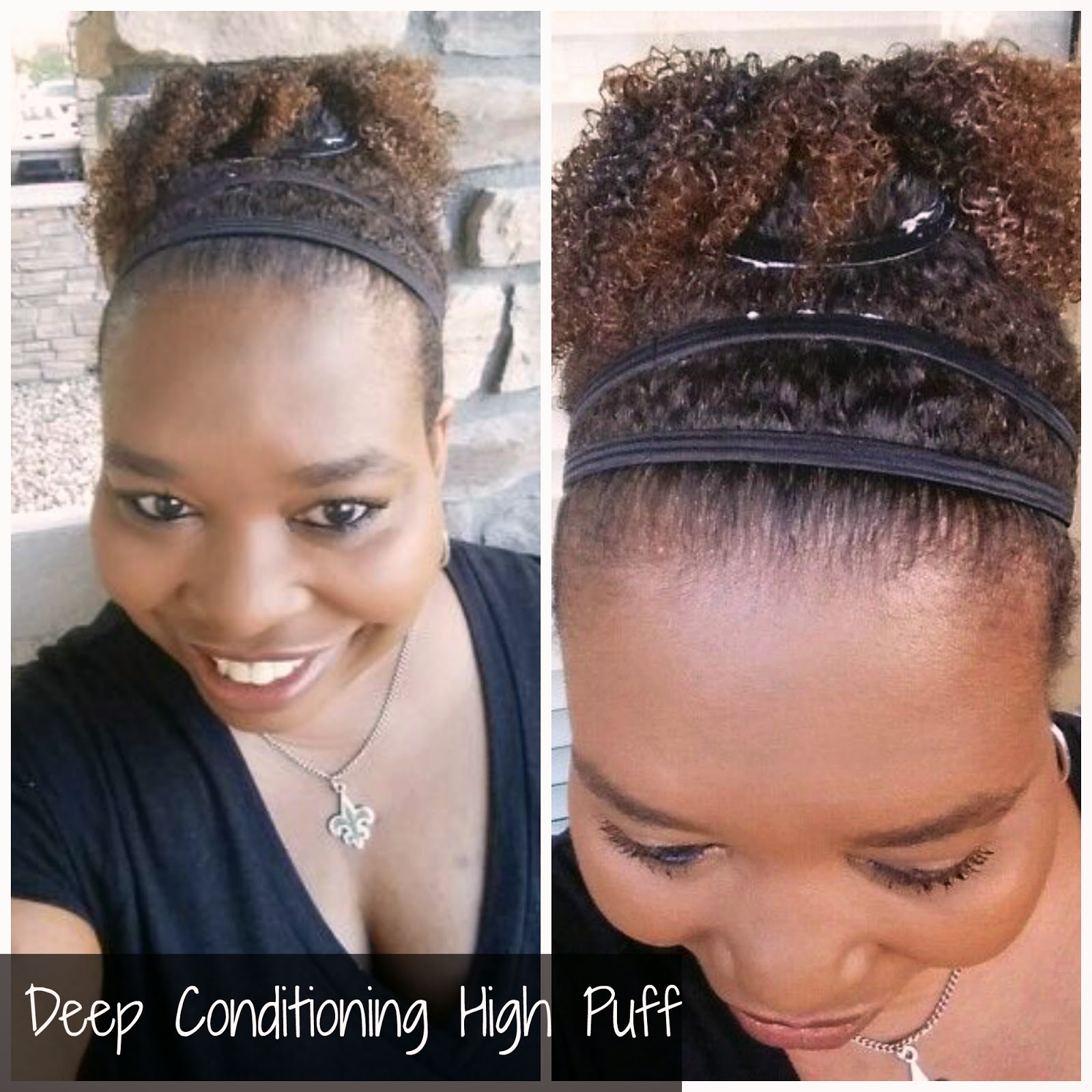 Deep Conditioning High Puff On Natural Hair Seriously Natural