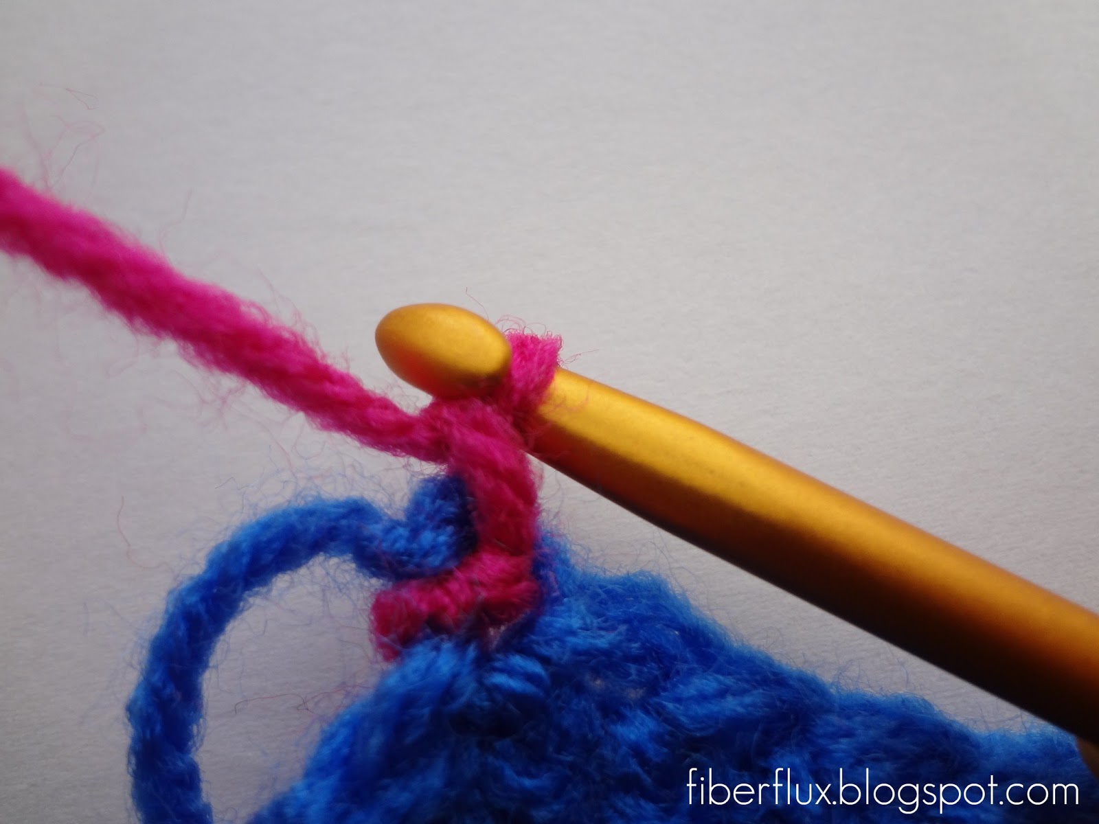 Fiber Flux How to Crochet Blanket Stitch Edging