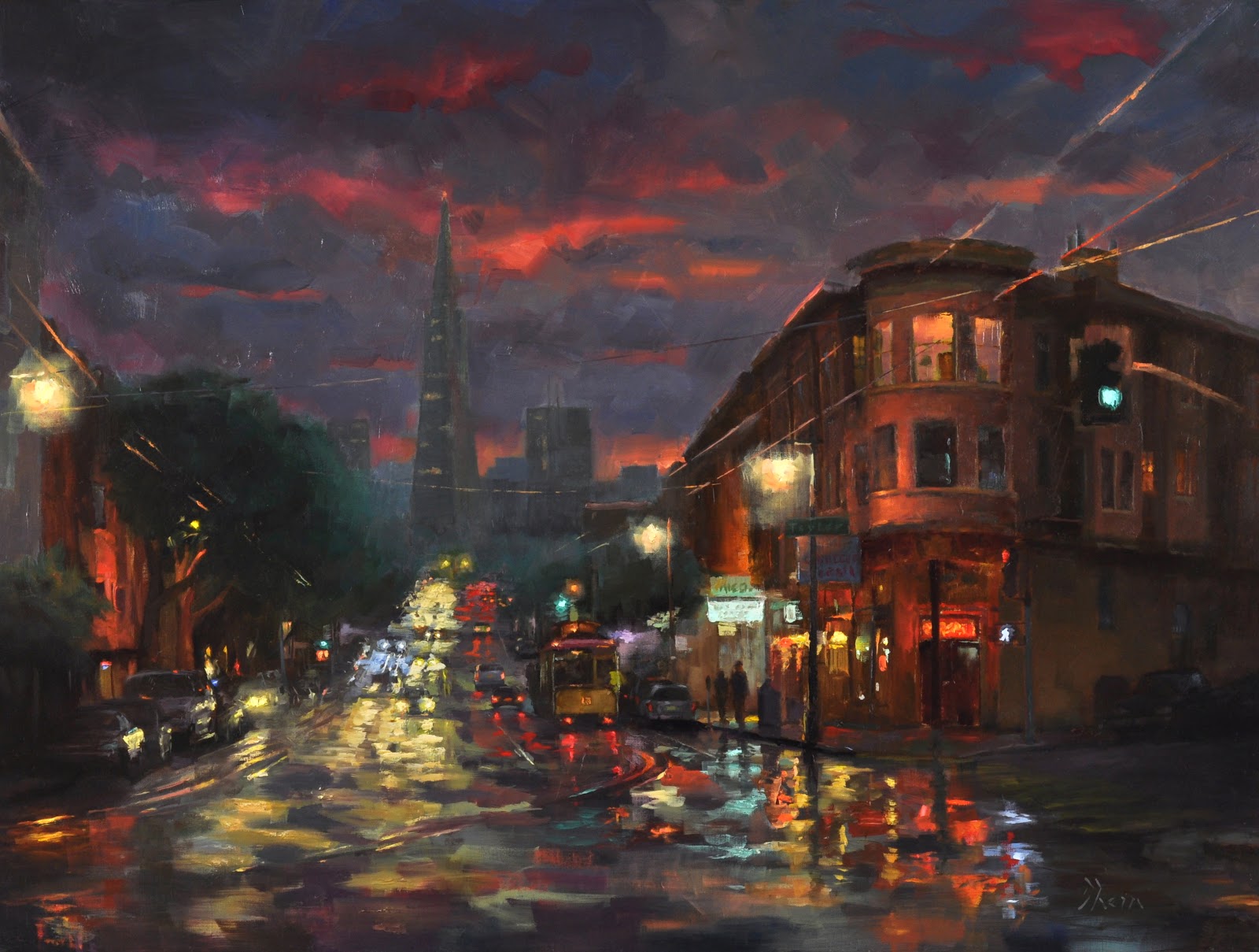 Jacob Dhein Modern Impressionist Figure/Cityscape painter Tutt'Art