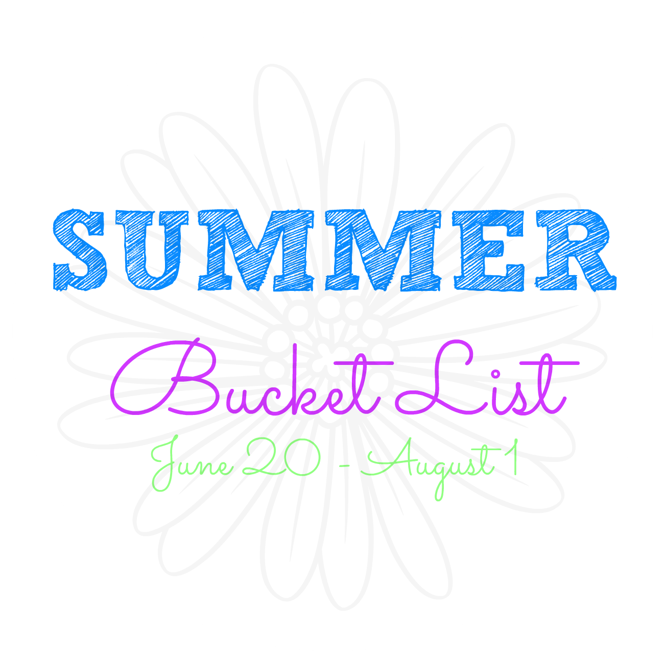 Summer Bucket List Link Up Summer Bucket List Link Up