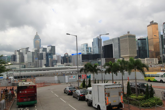 The Center skyline building (far behind) in Hong Kong Island, Hong Kong The Center skyline building (far behind) in Hong Kong Island, Hong Kong
