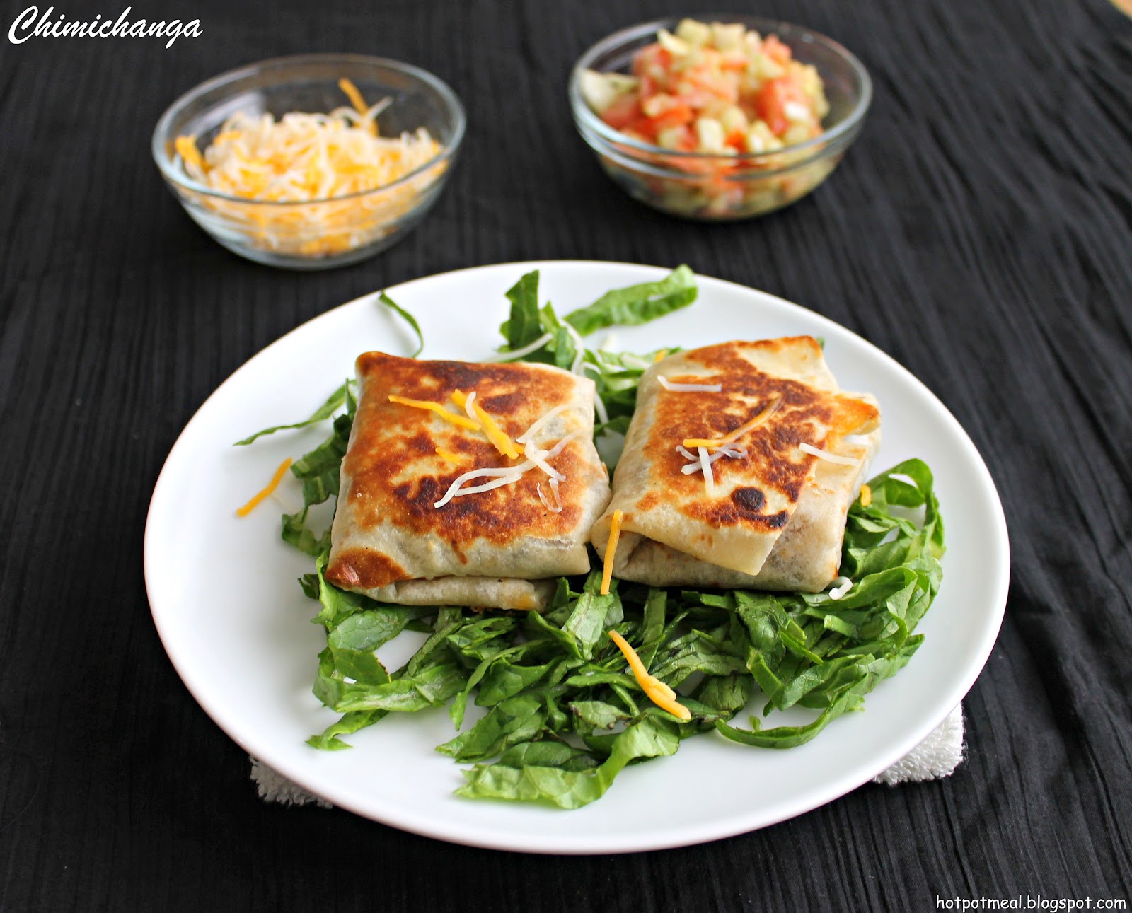 Hot pot cooking Chimichanga