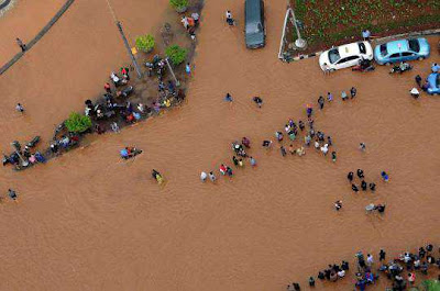 Foto Banjir Jantung Kota Jakarta