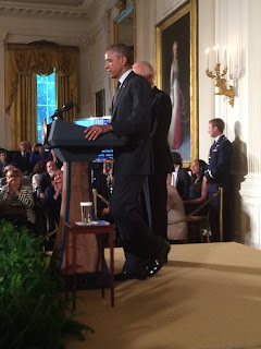 Pres. Obama Monday during a speech commemorating the 25th Anniversary of the ADA.