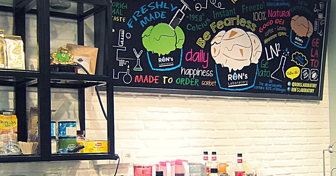 CARAMELLE ON TOP Ron's Laboratory ice cream in the Lab!