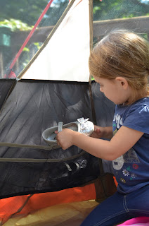 teaching kids how to camp