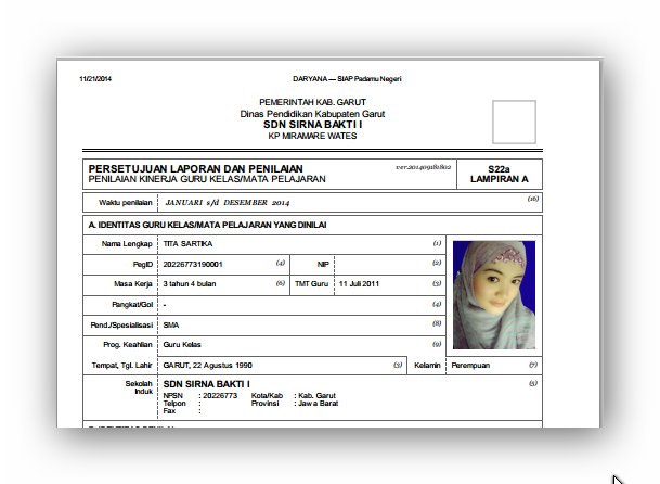 TAHAP KEDUA CARA UNGGAH NILAI PKG BODEP PADAMU NEGERI