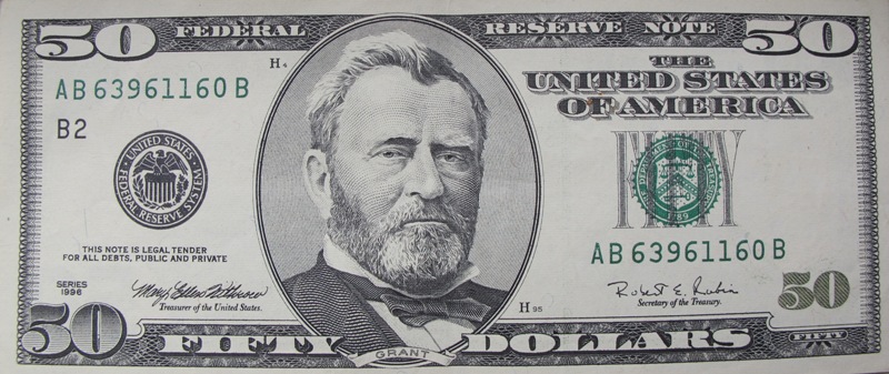 Image result for $50 bill