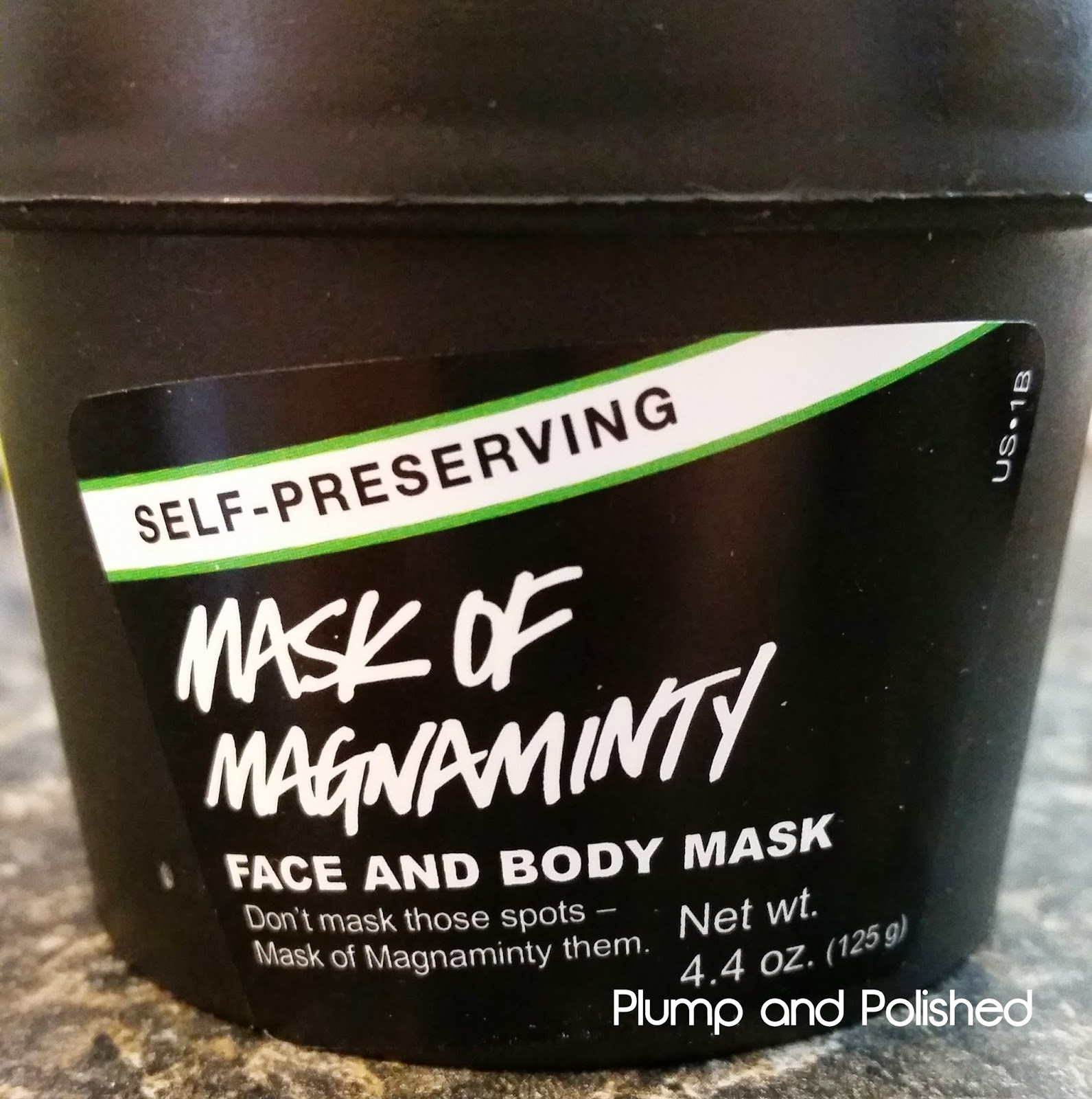 Lush Cosmetics - Self Preserving Mask of Magnaminty