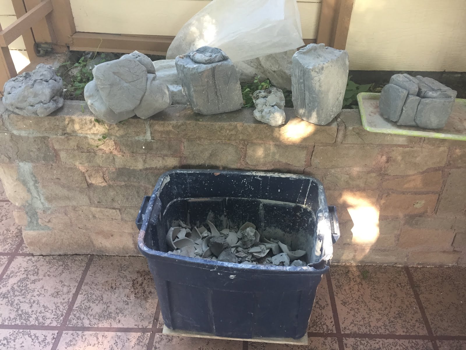 Rachel Dorn Ceramic Sculpture Recycling a Large Batch of Clay without