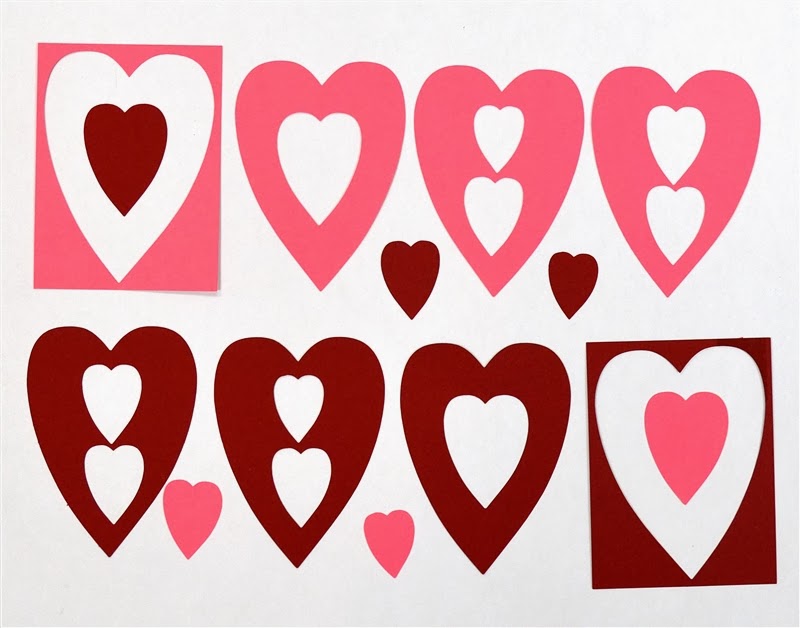 Capadia Designs Heart Card with a Dozen Variations