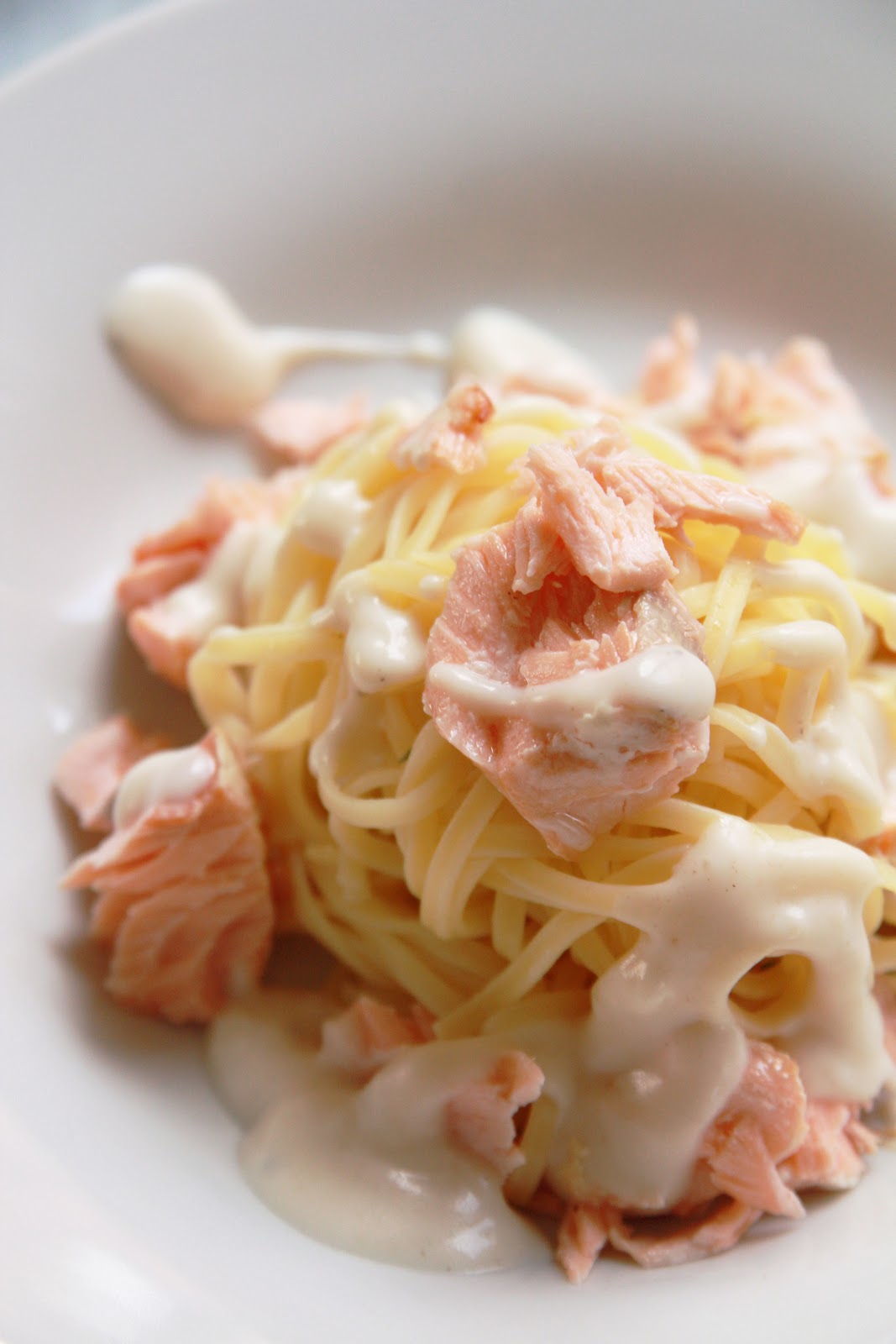 Un "Flo" de bonnes choses » Pâtes express au saumon et sauce citronnée