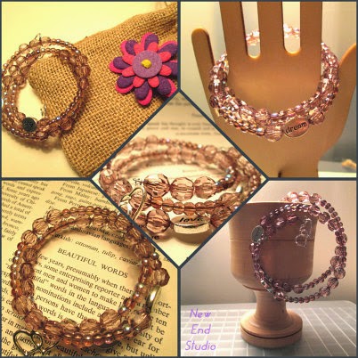 Purple Memory Friendship Bracelet, New End Studio