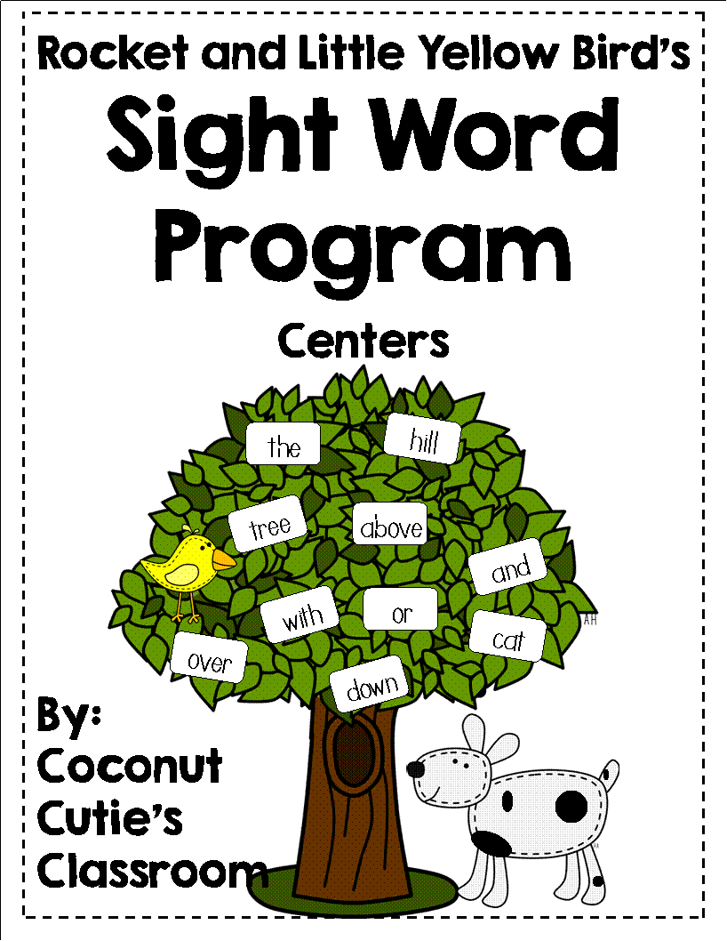 Worksheet Sight Word Program coconut cuties classroom i have just posted the 3rd installment of this unit on my tpt store in you will find all sight word cards needed for program