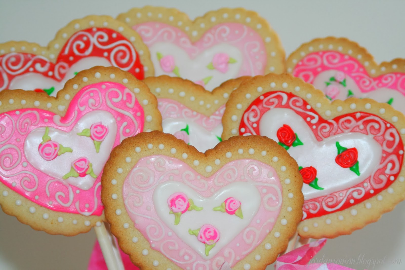 Valentine's Day Cookie Bouquet Jordan's Easy Entertaining