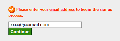 Enter your e-mail here to start the signup procedure | Publipt