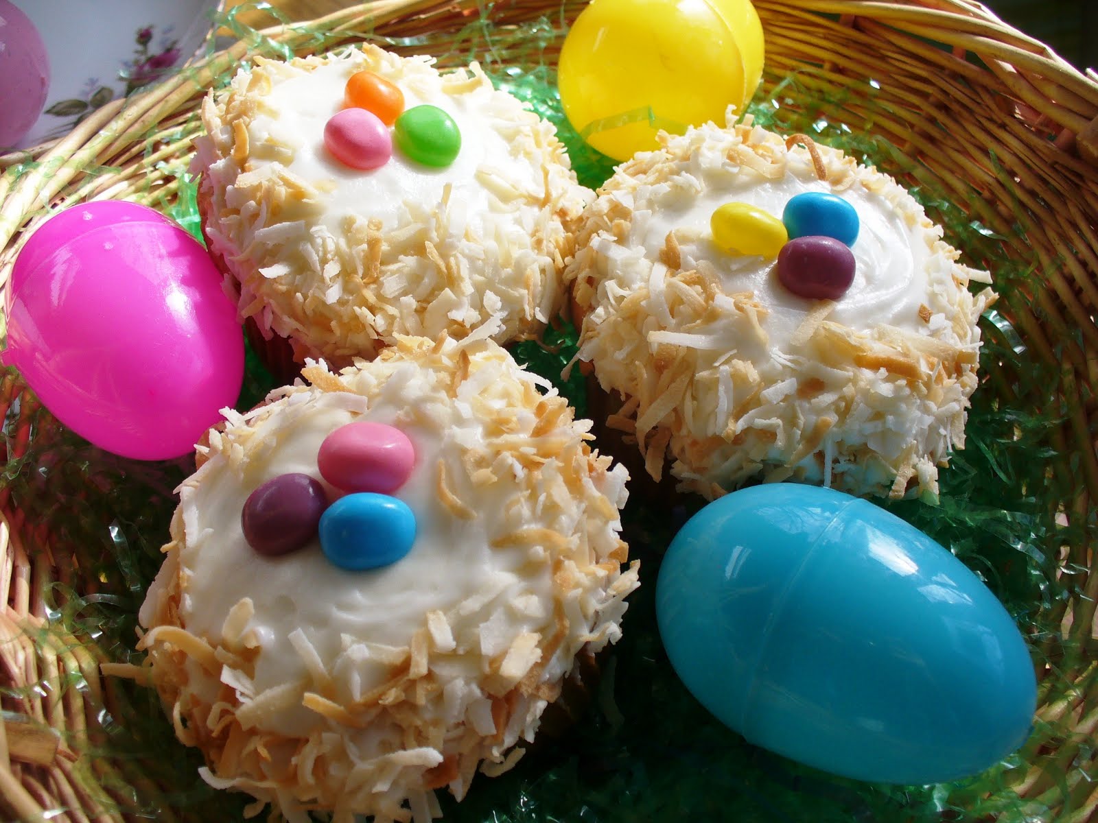 Leenee's Sweetest Delights Easter Coconut Cupcakes