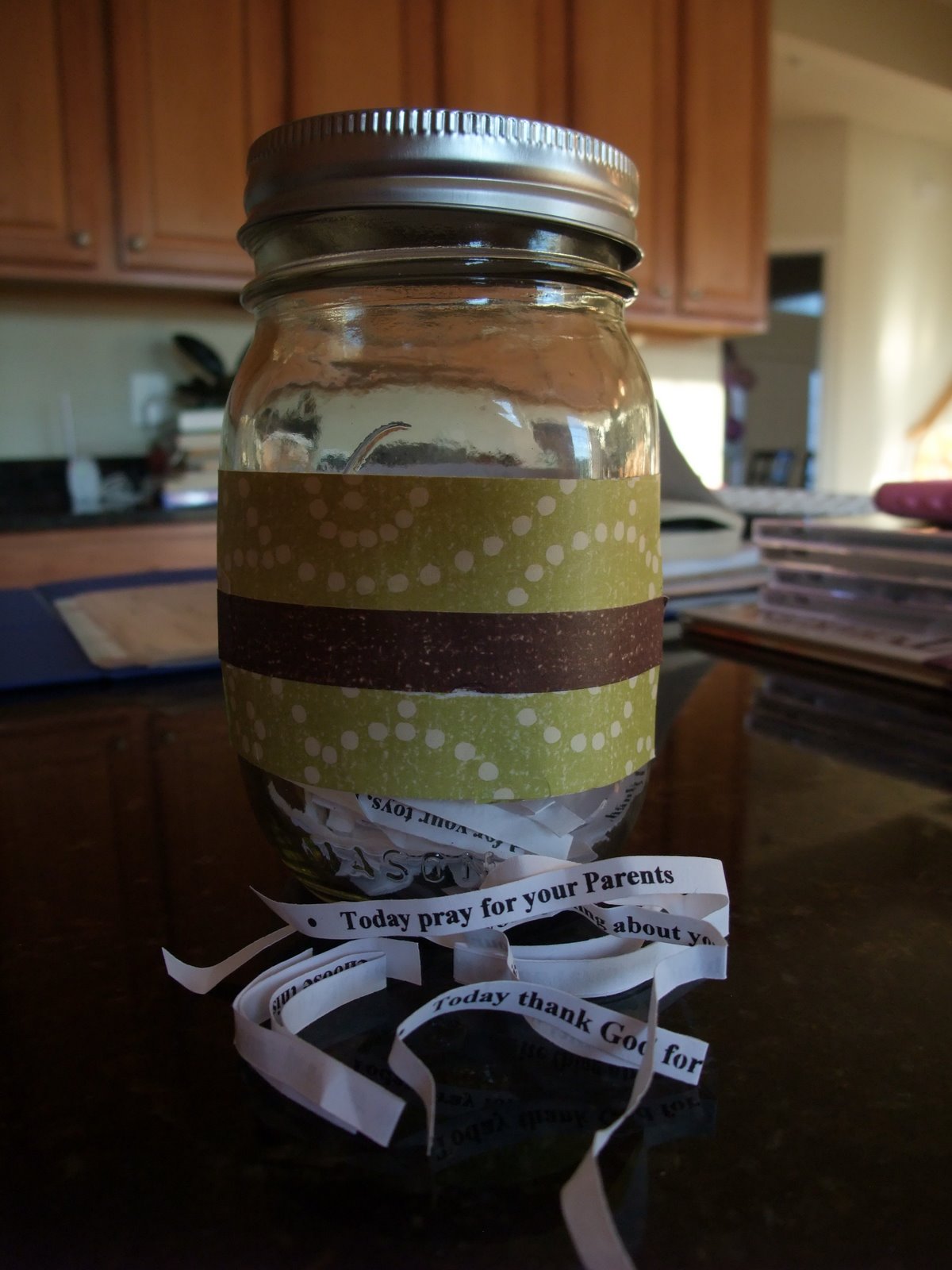 Kevin and Amy's World Prayer Jar