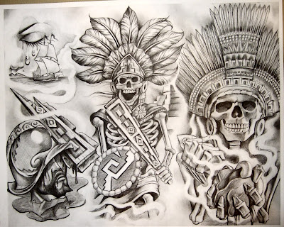 Эскизы татуировок Old и New School Tattoo Academy - эскизы тату рукава олдскул