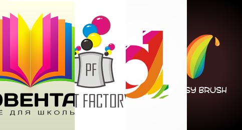 diseño de logos multicolor