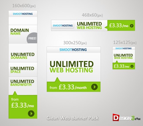 Clean Web Banner Pack Clean Web Banner Pack
