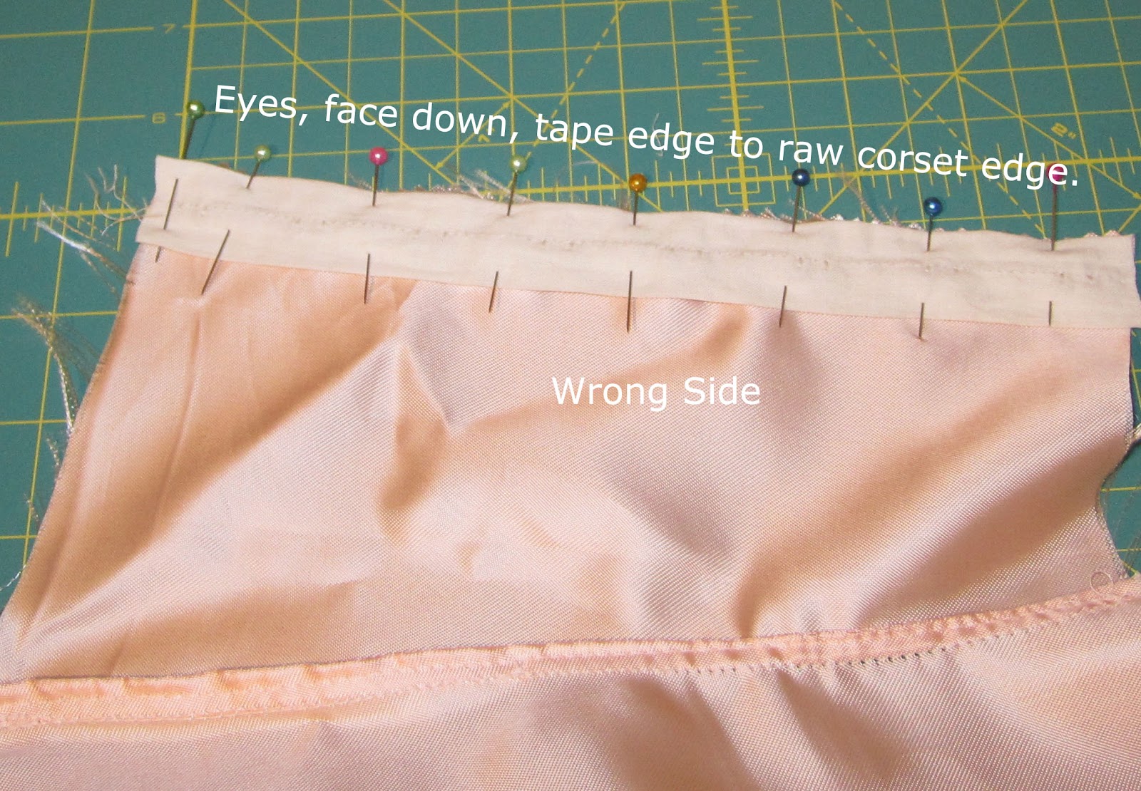 Applying Hook & Eye Tape – Historical Sewing