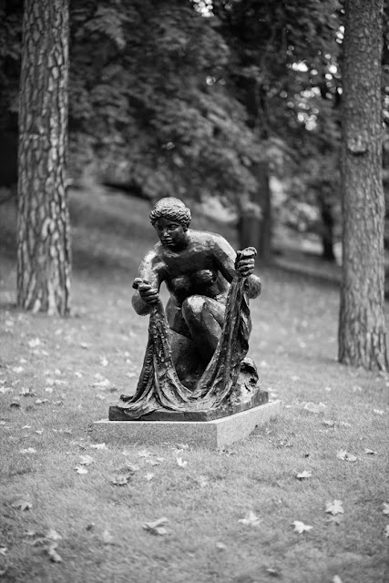 'La Grand de Laveuse,' 1917, by Renoir. This sculpture was the last piece Renoir made together with Guino and was intended to be the counterpart to another sculpture called Le Forgeron (the Blacksmith). The two were meant to symbolize contrasting fire and water or man and woman. Sadly, Le Forgeron was never completed.