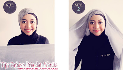 Tips dan Tutorial Jilbab Segiempat Praktis dan Simpel Jilbab Segiempat