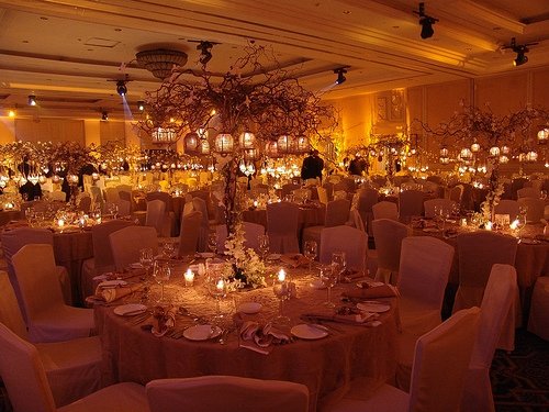 Candlelit vintage wedding reception Candlelit vintage wedding reception
