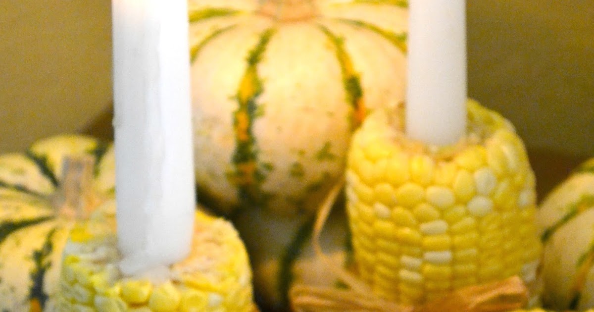Crissy's Crafts Corn Candle Holder
