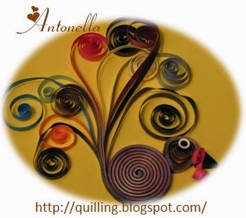 Quilled Turkey pattern from Antonella at www.quilling.blogspot.com