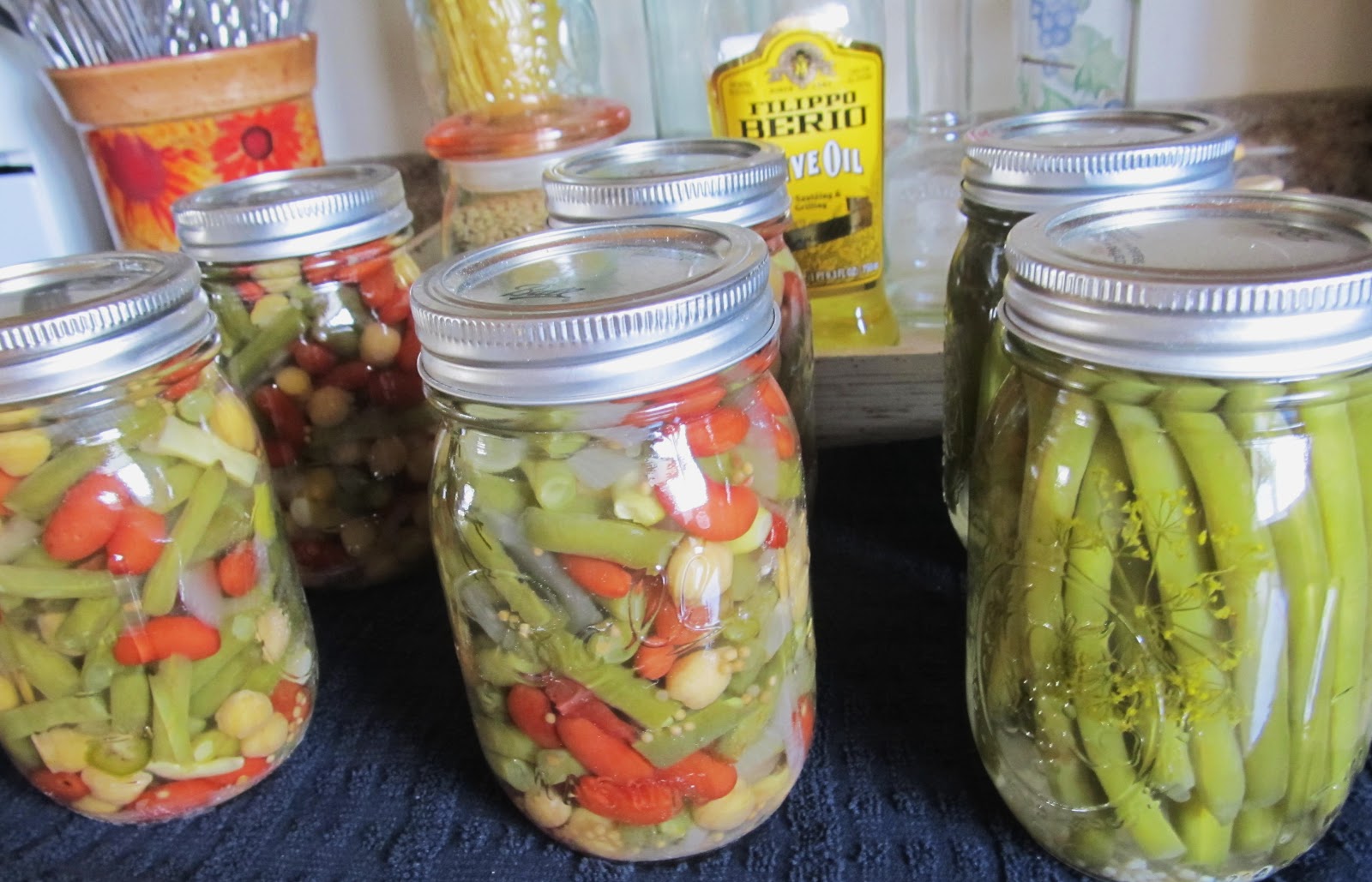 Home Cookin recipes Pickled Three Bean Salad