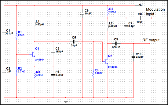 Basic Low Power AM transmitter Basic Low Power AM transmitter