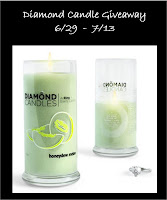 giveaway diamond candle