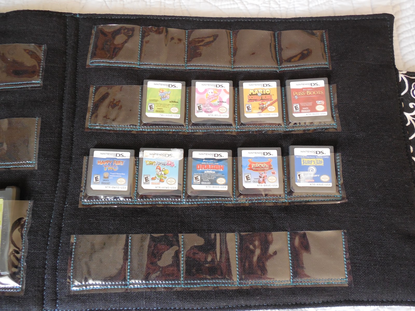 Tanderwen Quilts Nintendo DS game case