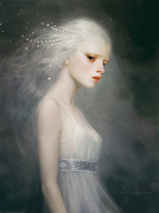 As pinturas digitais com belas mulheres em fantasia e surrealismo de Bao Pham Bao Pham thienbao deviantart pinturas digitais fantasia surreal mulheres
